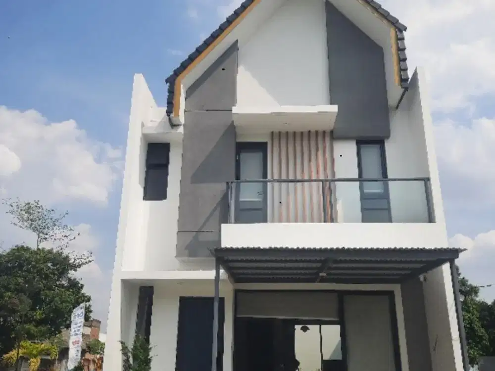 Rumah modern minimalis brand new lokasi strategis dekat KRL dan pusat perbelanjaan  17431 RN