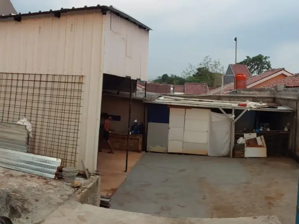DISEWAKAN TANAH PLUS GUDANG , RAGAJAYA NANGGERANG, KAB.BOGOR