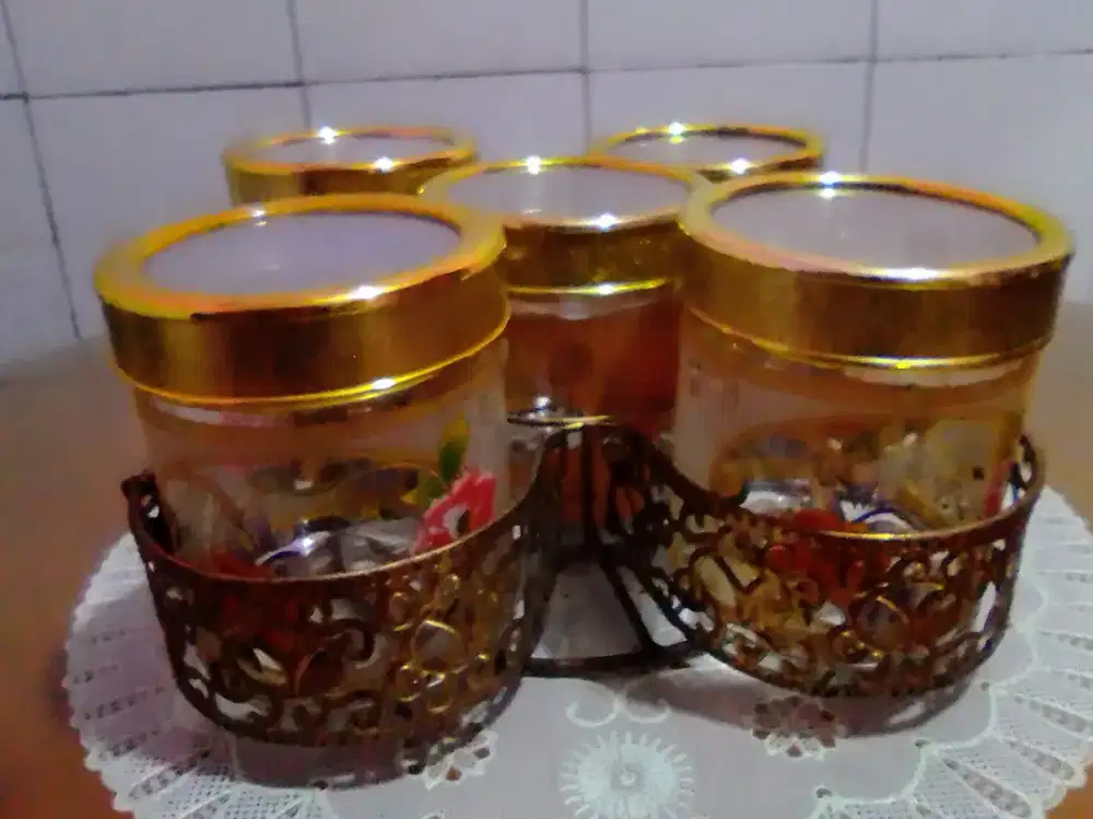 Toples Mewah Kaca 1 Set