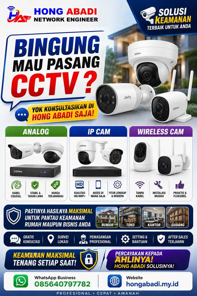 JASA PEMASANGAN CCTV