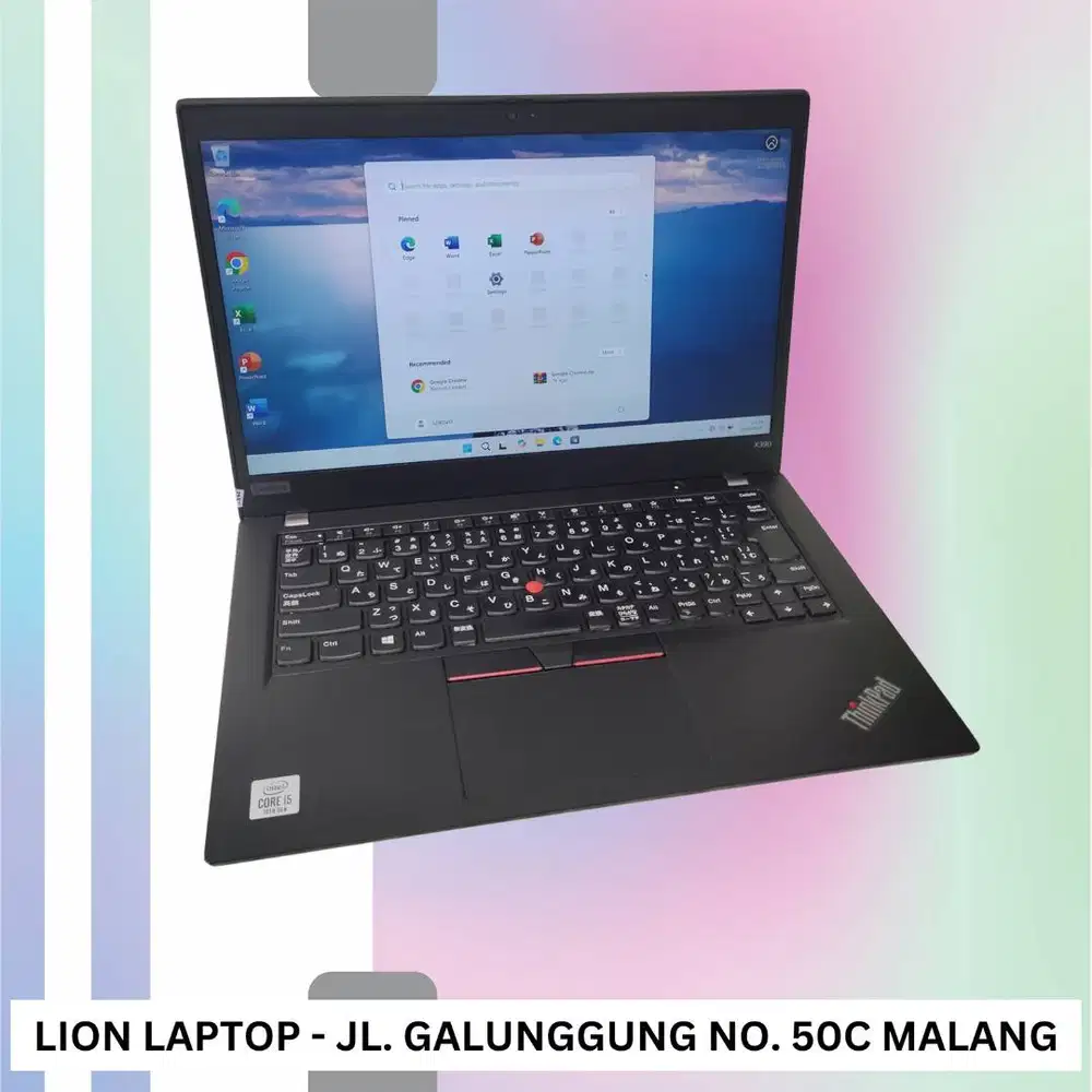 i5 GEN 10 Murah RAM 8GB Lenovo Thinkpad X390 [16|08]