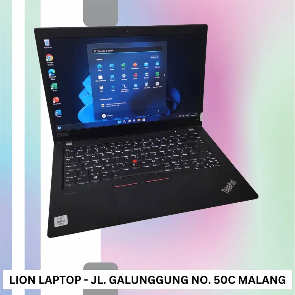 RAM 16GB i7 Gen 10 SSD 256GB Lenovo Thinkpad T14 gen 1 [16|08]