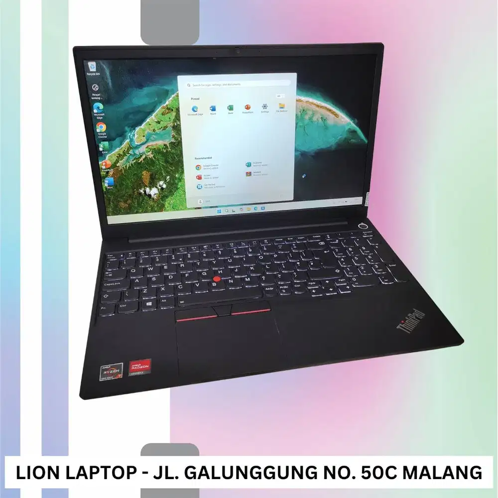 Gaming/Editing AMD Ryzen 5 RAM 8GB Lenovo Thinkpad E15 [16|08]