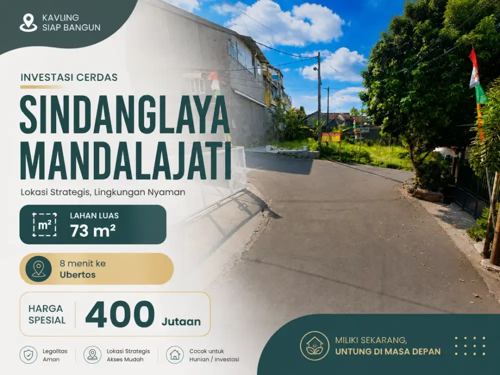 Kavling Tanah 73 m² SHM Dekat Borma Pasir Impun Cocok untuk Hunian atau Usaha
