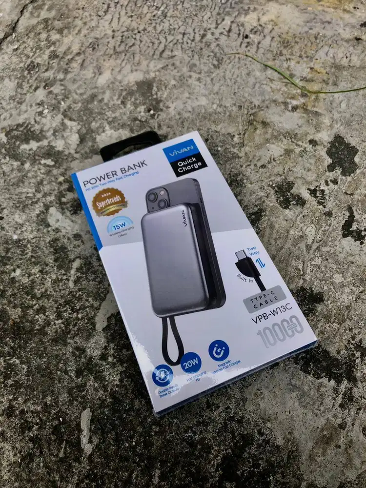 Vivan Power Bank VPB-W13C Magnetic Wireless 10000mAh