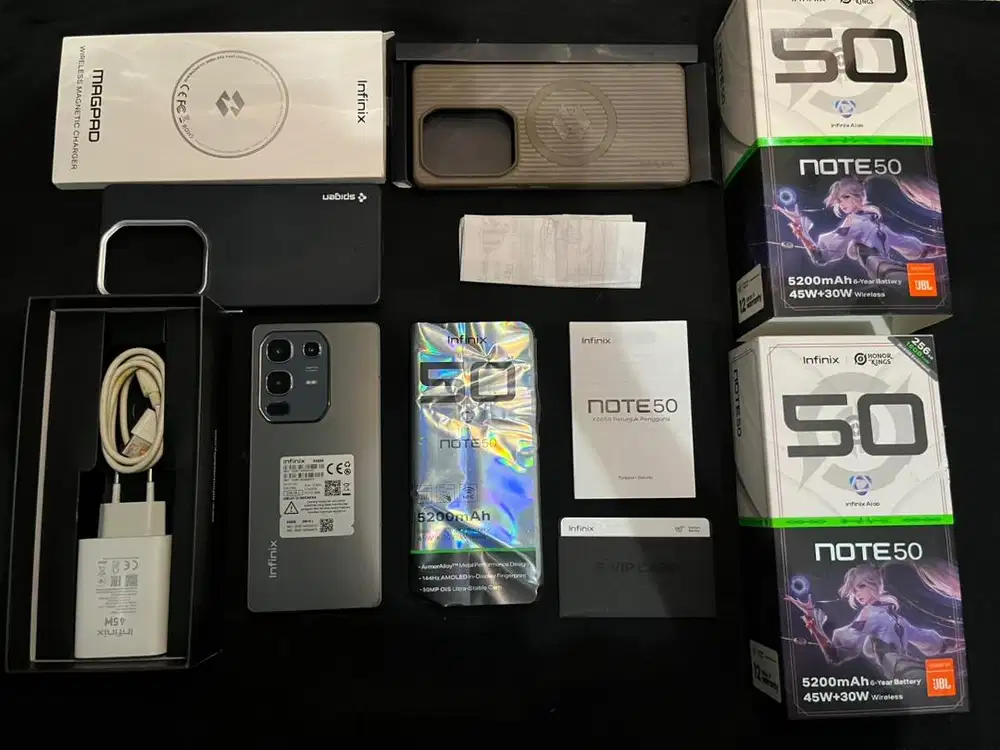 INFINIX NOTE 50 8/256 99% MULUS LIKE NEW ORIGINAL BAWAAN FULLSET SEGEL