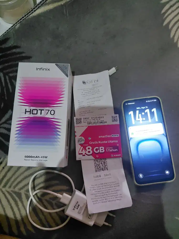 Infinix Hot 70 6/128 Garansi Panjang