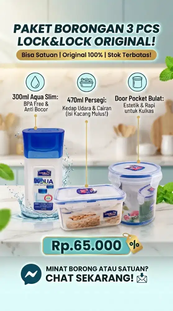 Lock&Lock Original 3 Jenis