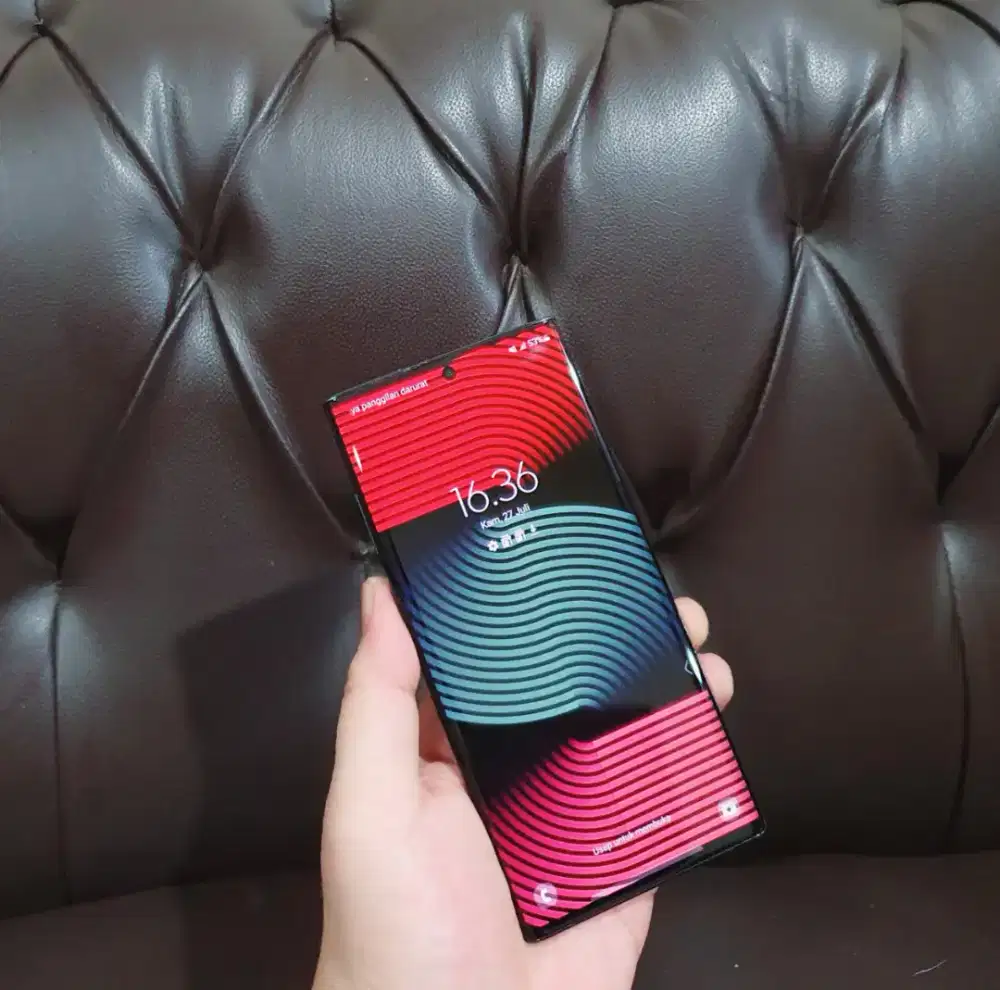 Samsung Note 10 plus metalik black sein resmi