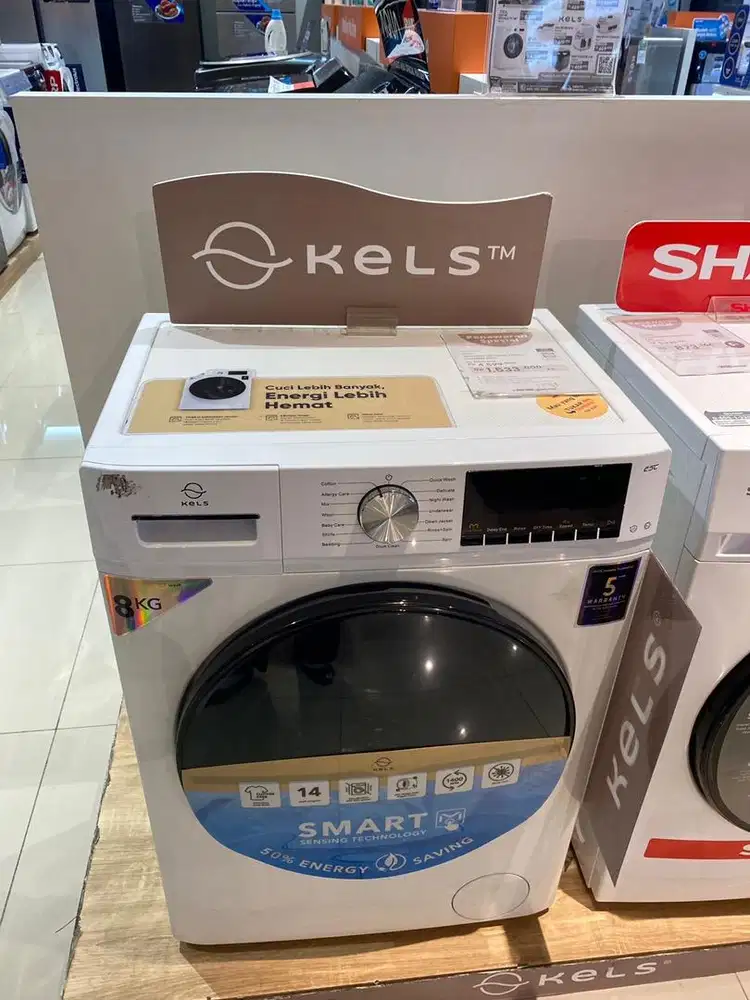 Kels mesin cuci 8kg