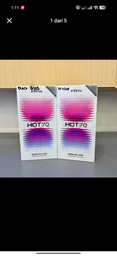 Infinix Hot 70 8+8/128,