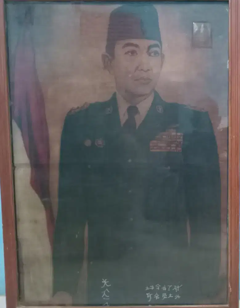 Lukisan bung karno dr kanvas aali