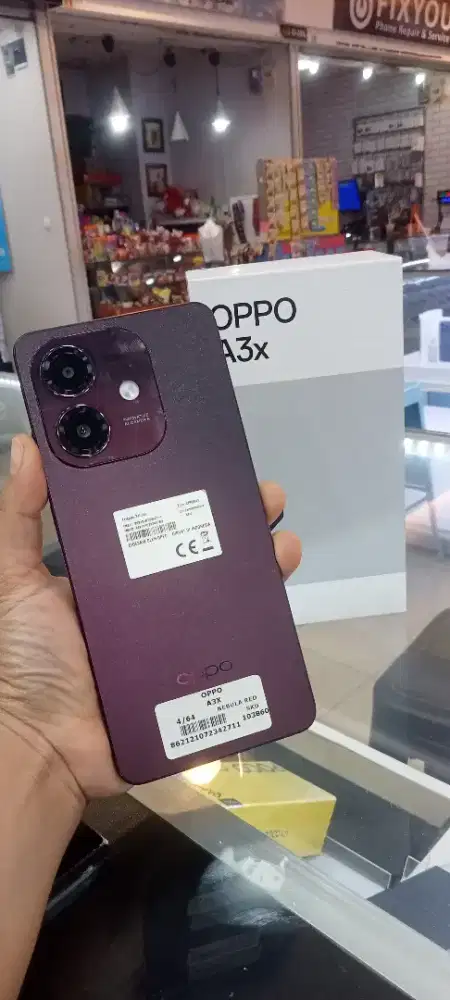Hp second oppo A3x 4/64gb fullset