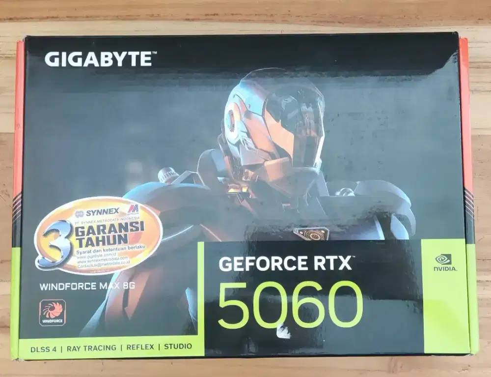 GIGABYTE GeForce RTX 5060 8GB WINDFORCE MAX, GARANSI RESMI SMI 3 Tahun