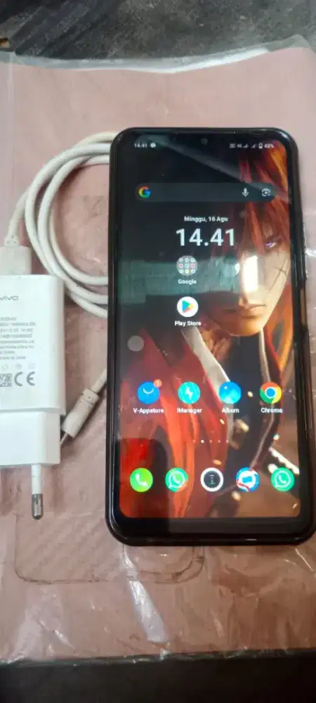Vivo y21s 4+1/128gb unit n cas aja