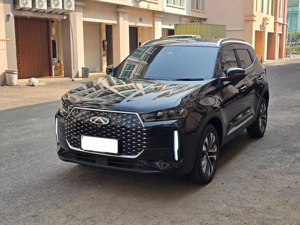 Km 4 ribuan chery tiggo cross sport turbo 2025 hitam sunroof