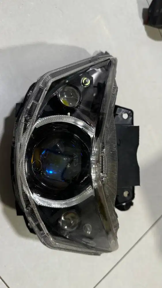 Headlamp Custom Bi-LED AES Honda BeAT Street + Saklar Vixion– Full Set