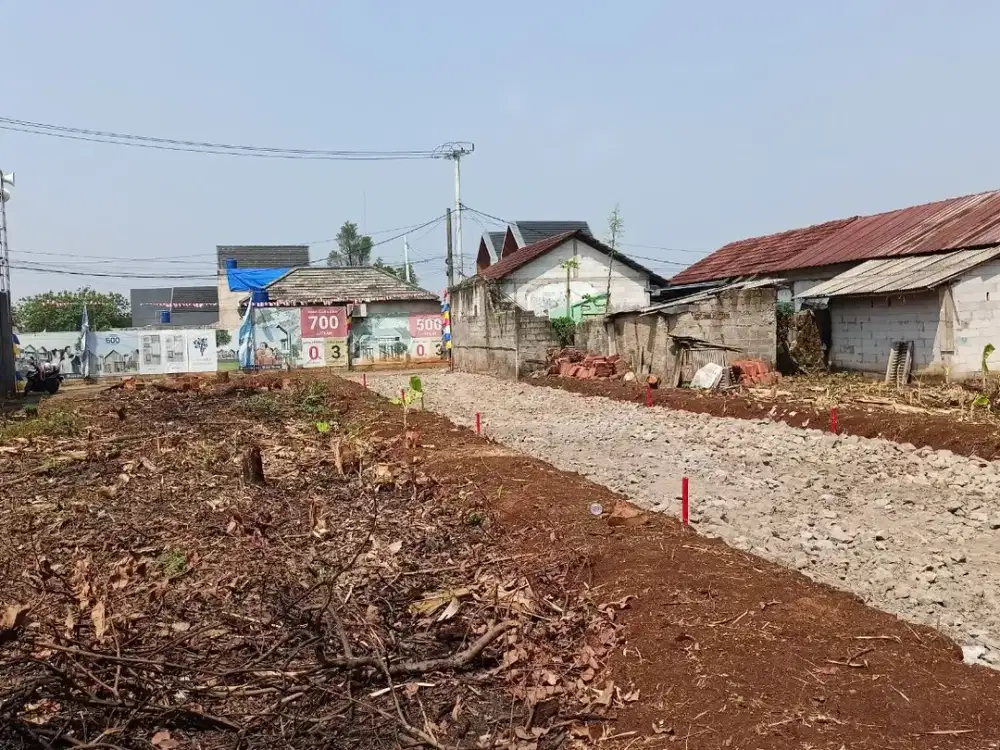 Kavling Hunian Dekat Stasiun Bojonggede Free SHM