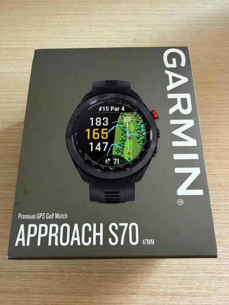 Jual Smartwatch Garmin Approach S70 47mm Golf Watch (New Unboxed)