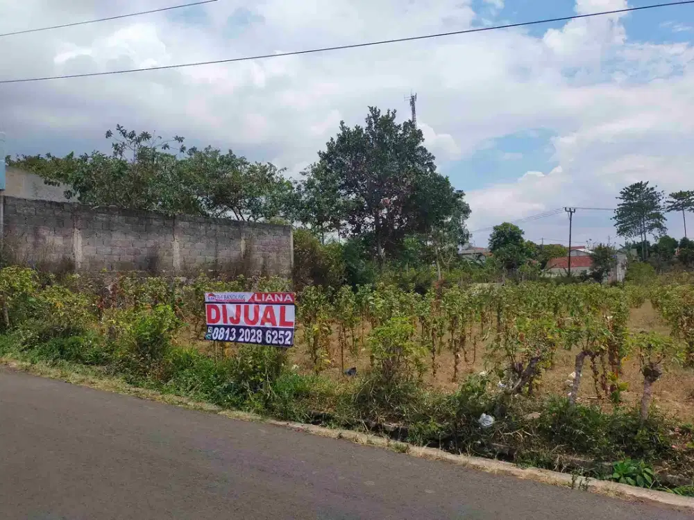 tanah siap bangun dekat alun2 tanjungsari, cocok untuk perumahan kecil