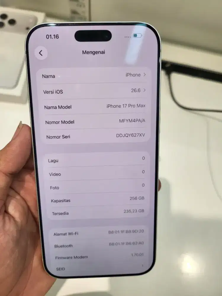 17pm 256gb ibox