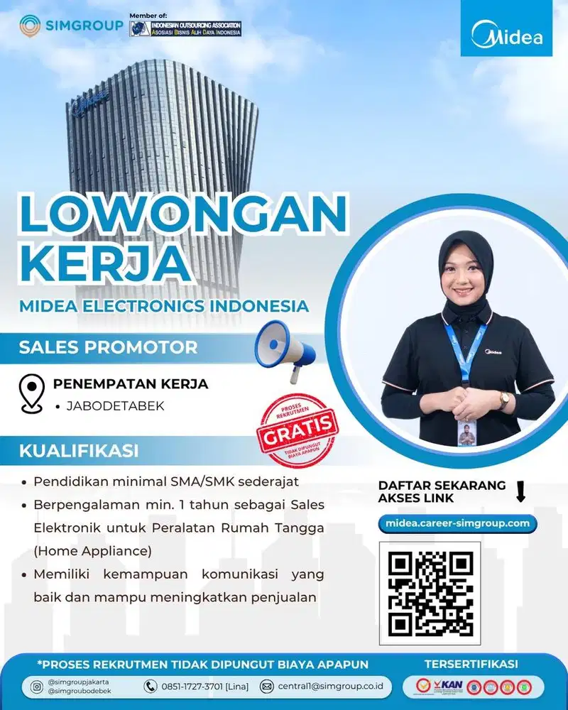 Loker Sales Promotor Elektronik