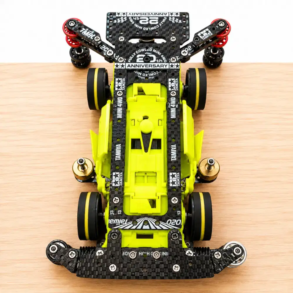 Tamiya STO RTR Istimewa 5 jalur 3 jalur Ban bubut carbon AT Pivot