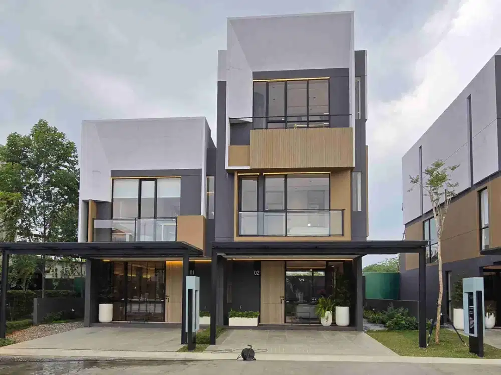 Rumah Dijual GEN Z 3 Lantai Park Serpong Tipe GoldTops Beverly Angsuran 4.5 Juta
