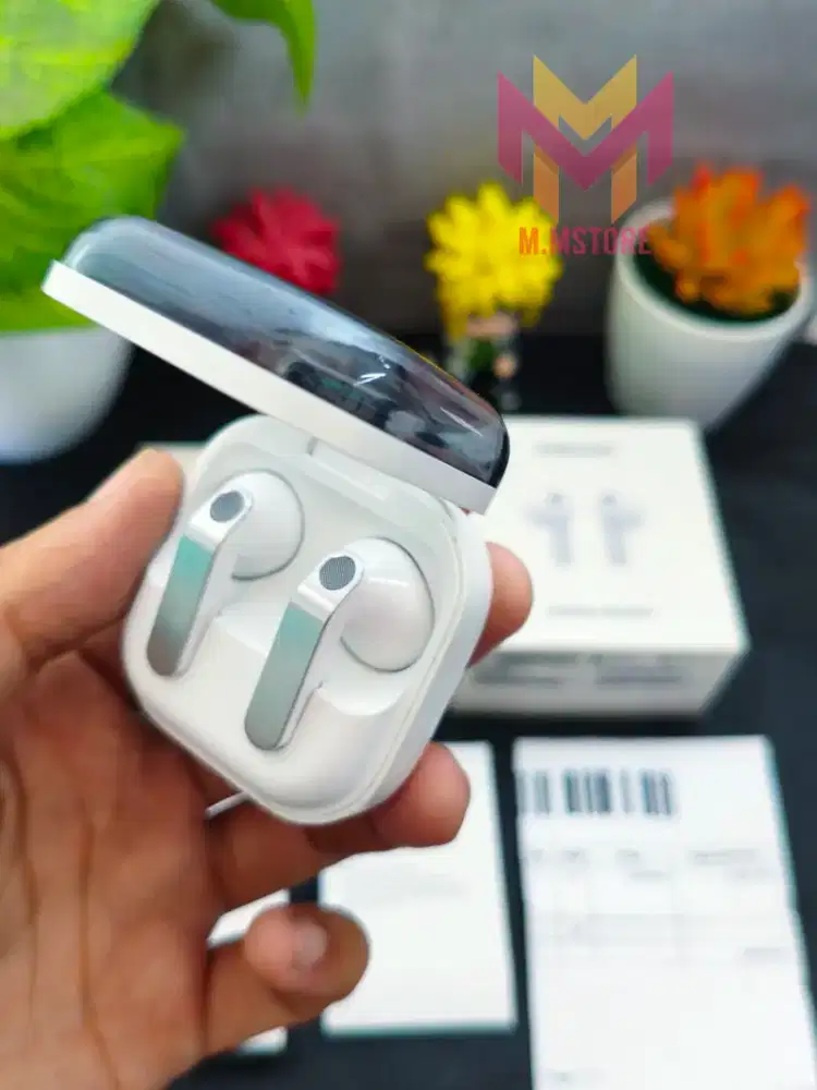 Samsung Galaxy Buds 4 Silver White Garansi Panjang Mulus Fullset Ori