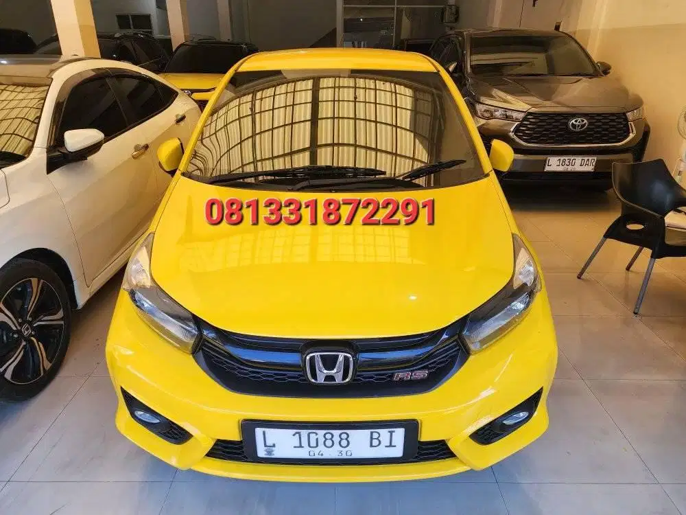 HONDA NEW BRIO 1.2 RS MATIC FACELIFT 2020 KUNING ISTIMEWAH