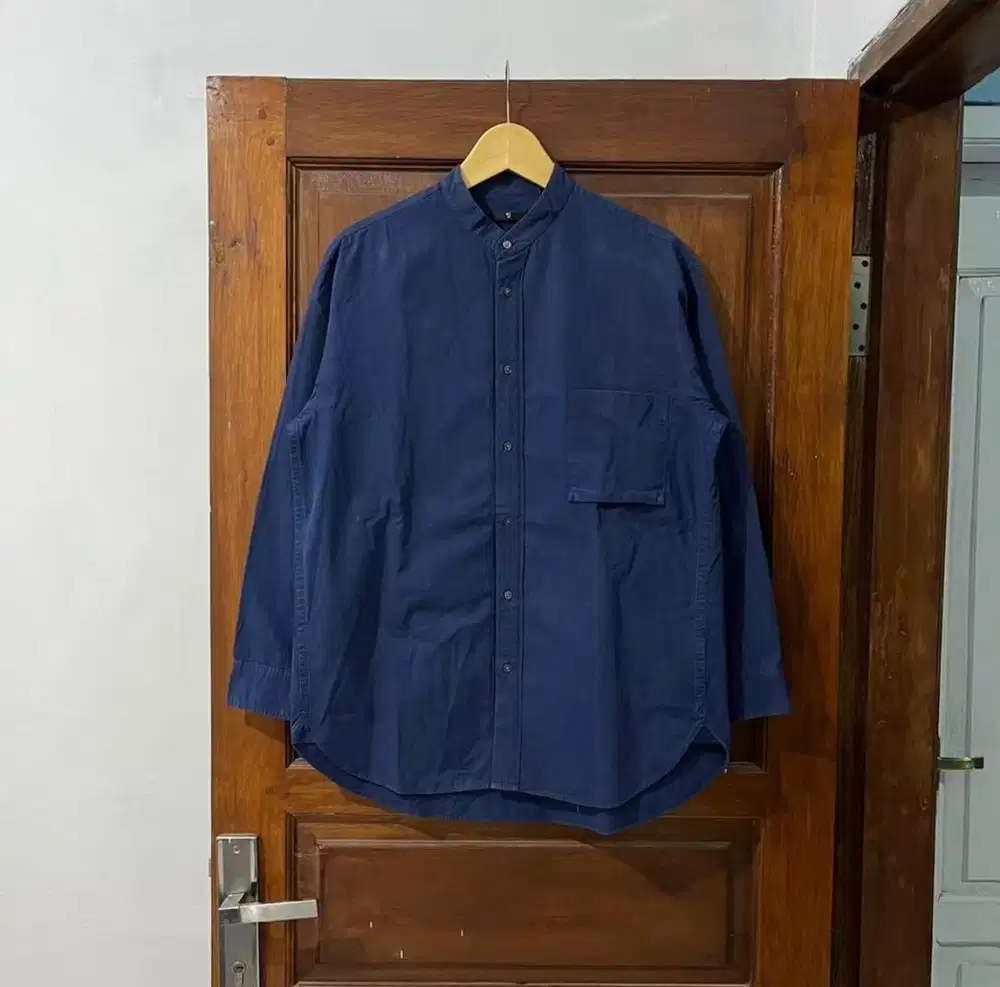 kemeja sanghai uniqlo J + Cotton Sleeve  Original