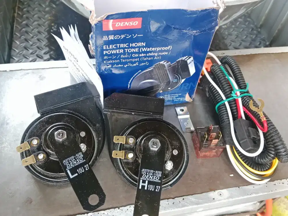 Klakson Keong Denso Waterproof 12V Original (Baru/Gres)