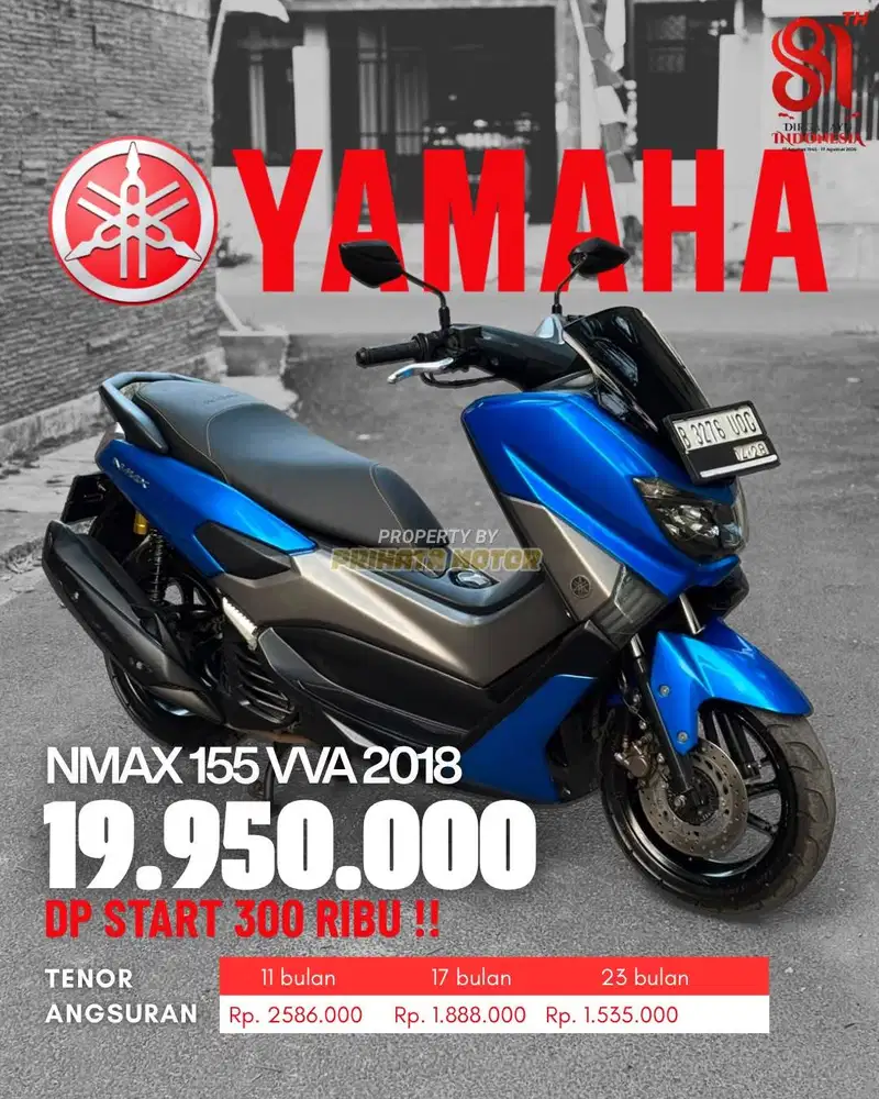 CREDIT DP MULAI 300 ribu NMAX 155 VVA 2018 !!!