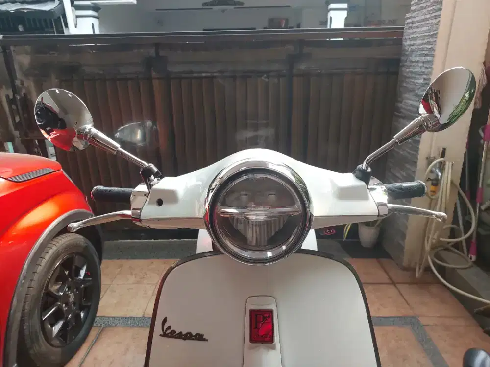 Spion Vespa Piaggio Primavera Chrome Copotan