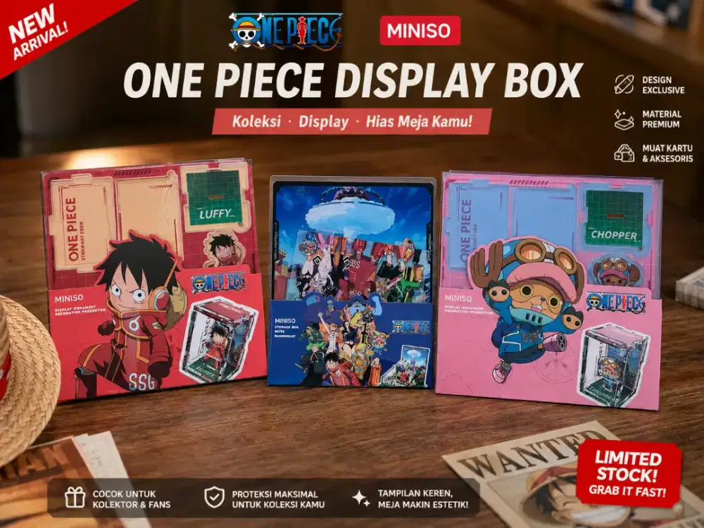 ONE PIECE X MINISO DISPLAY ORNAMENT BOX