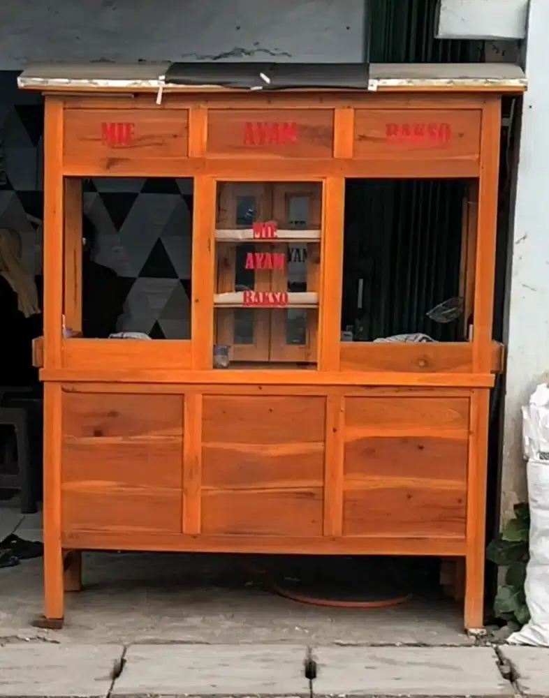 Gerobak bakso dan alat nya