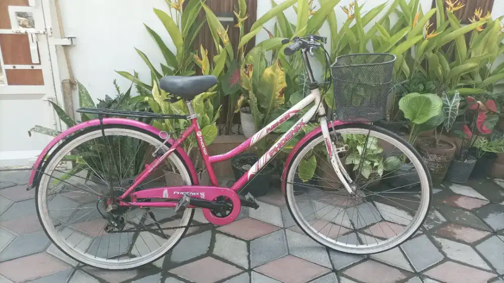 Sepeda keranjang Phoenix siap gowes