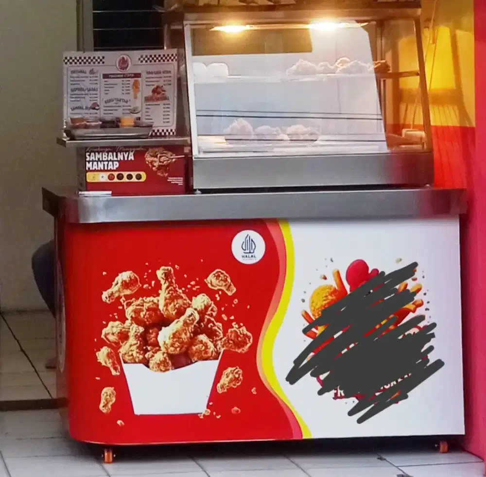 Fried chicken stainless steel