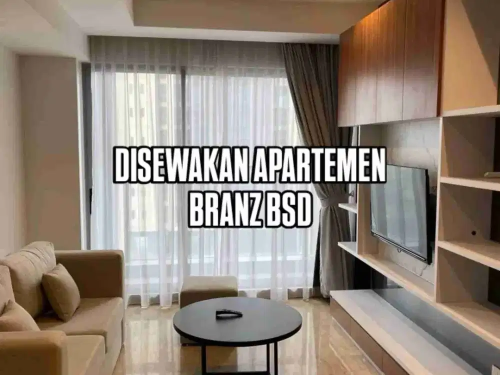 DISEWAKAN APARTEMEN MURAH BRANZ BSD