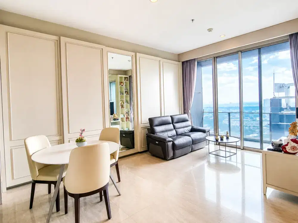 Apartemen Saumata Alam Sutera 124m2 2BR Full Furnish Private Lift
