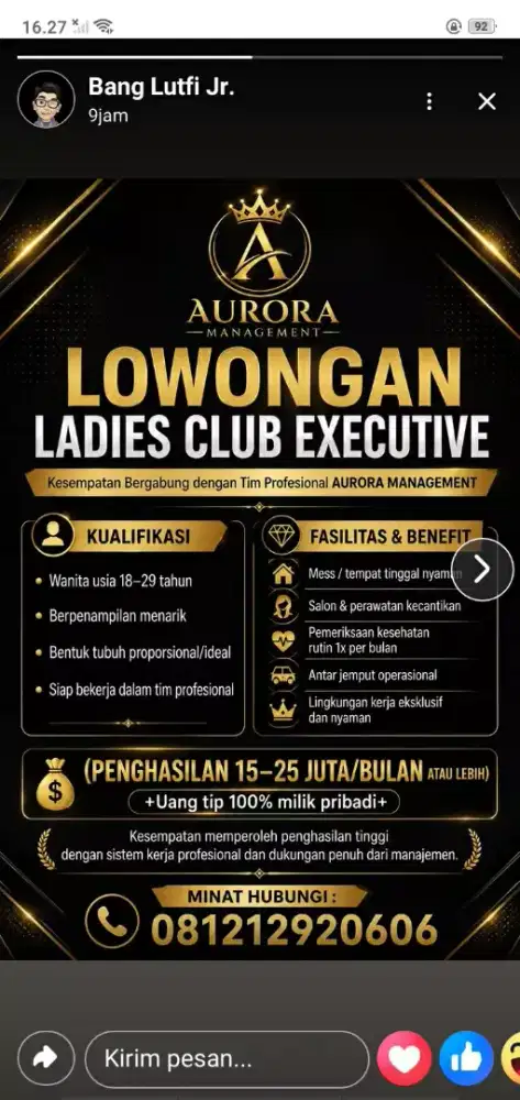 Lowongan ledies club