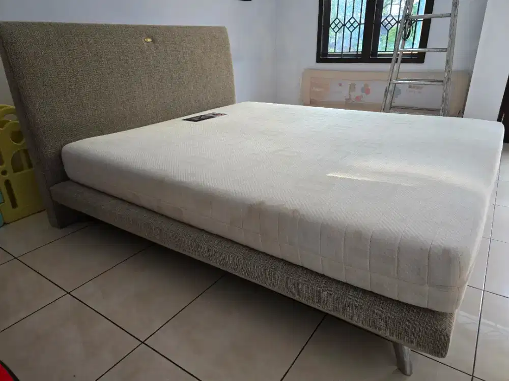 Matras kasur latex slumberland tempat tidur 180x200 spring bed