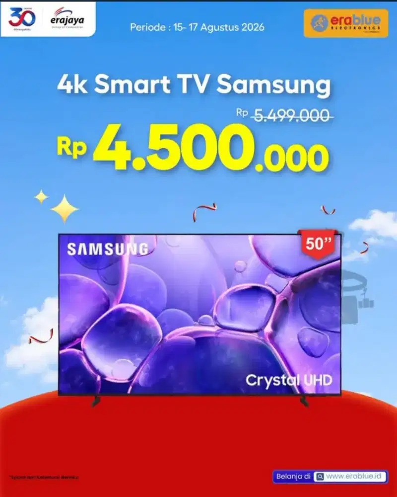 TV SAMSUNG 50 inch Crystal UHD