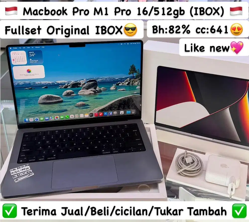 MACBOOK PRO M1 PRO 16/512GB IBOX GREY