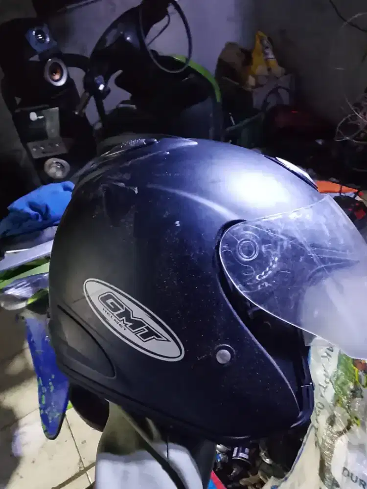 helm GMT layak pakai busa masih tebal