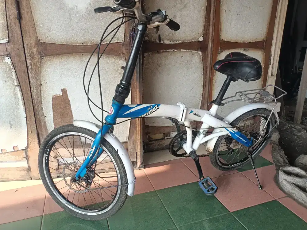 Sepeda lipat New phonik uk20 rem dobel cakram