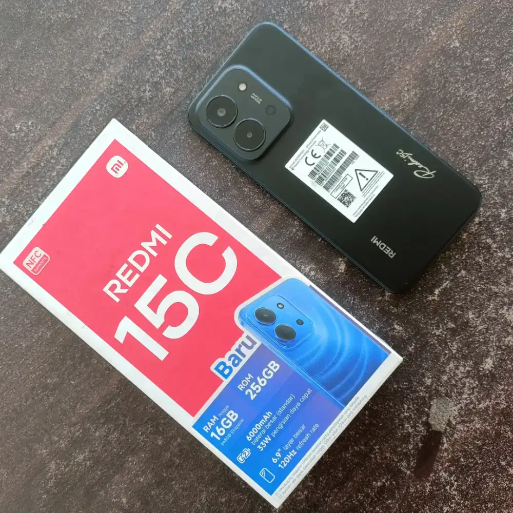 Redmi 15C 8/256 Mulus Lengkap Seperti Baru