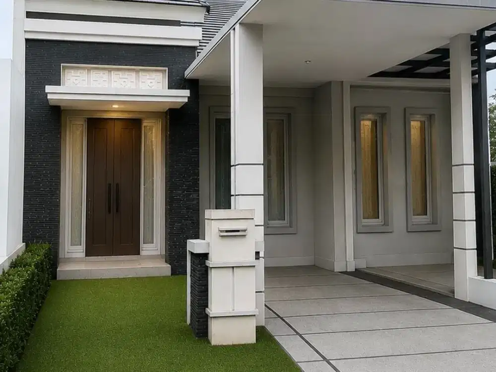 Dijual Rumah Semi Furnished SHM Hadap Selatan Sudah Renov di Alam Sutera Tangerang
