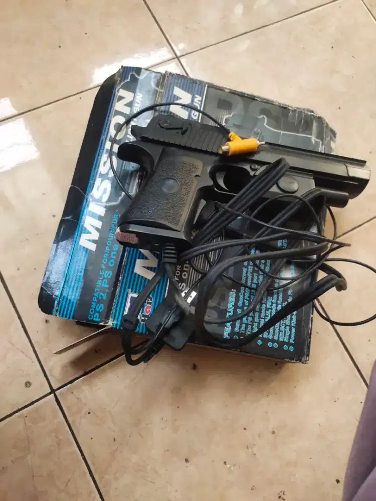 part game PS2 light gun mission dan card PS2