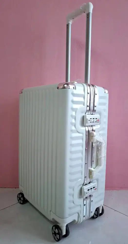 Baru Tas koper hardcase polycarbonate aluminium 22 inch